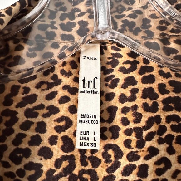 ZARA - Animal print long Blouse - Picture 3 of 4